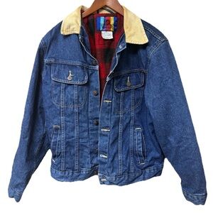 Vintage Gunnison Denim Lined Black Canyon Jacket Ranch Exquestry Men’s Medium M